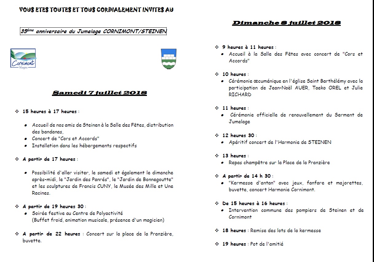 programme 2018