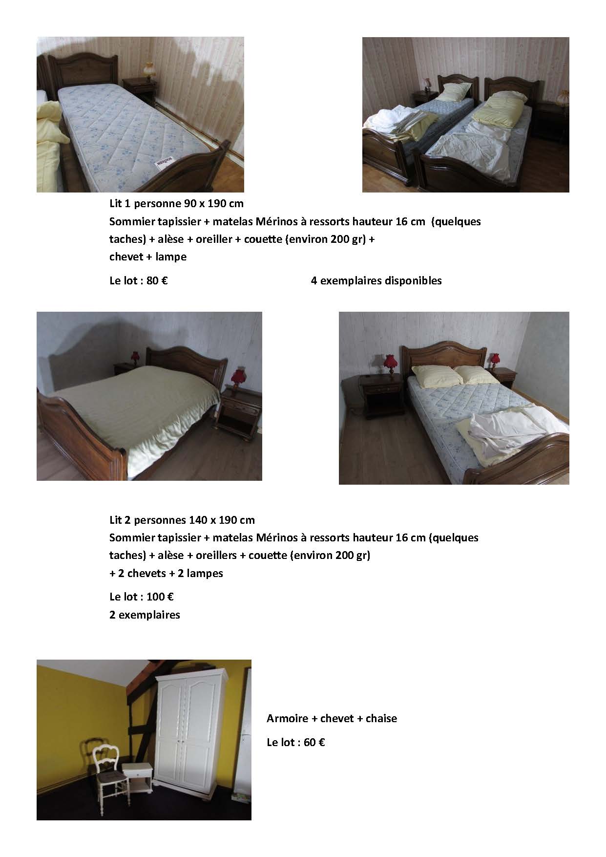 4 MOBILIER A VENDRE CHAUME DU GRAND VENTRON Page 4