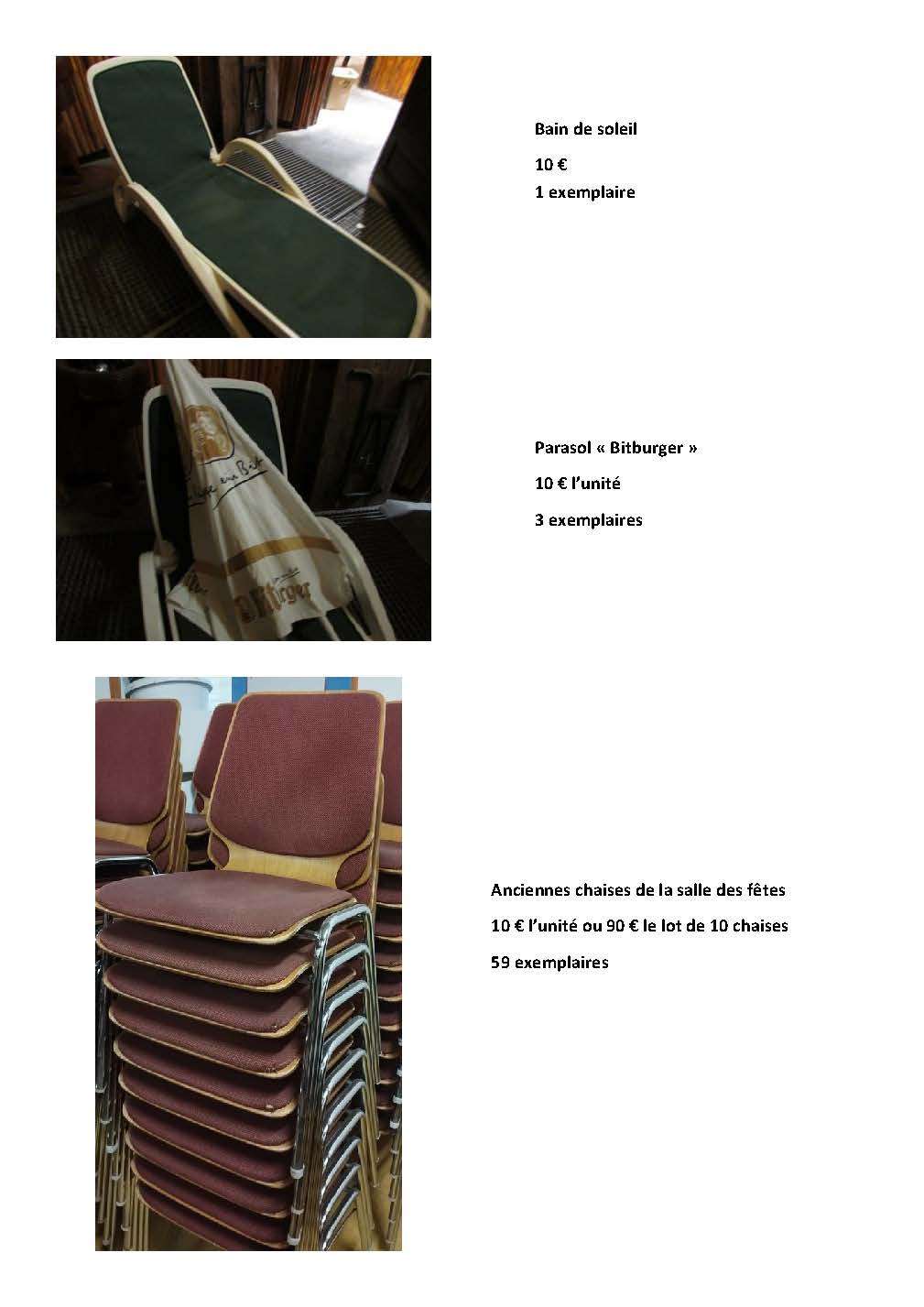 7 MOBILIER A VENDRE CHAUME DU GRAND VENTRON Page 7