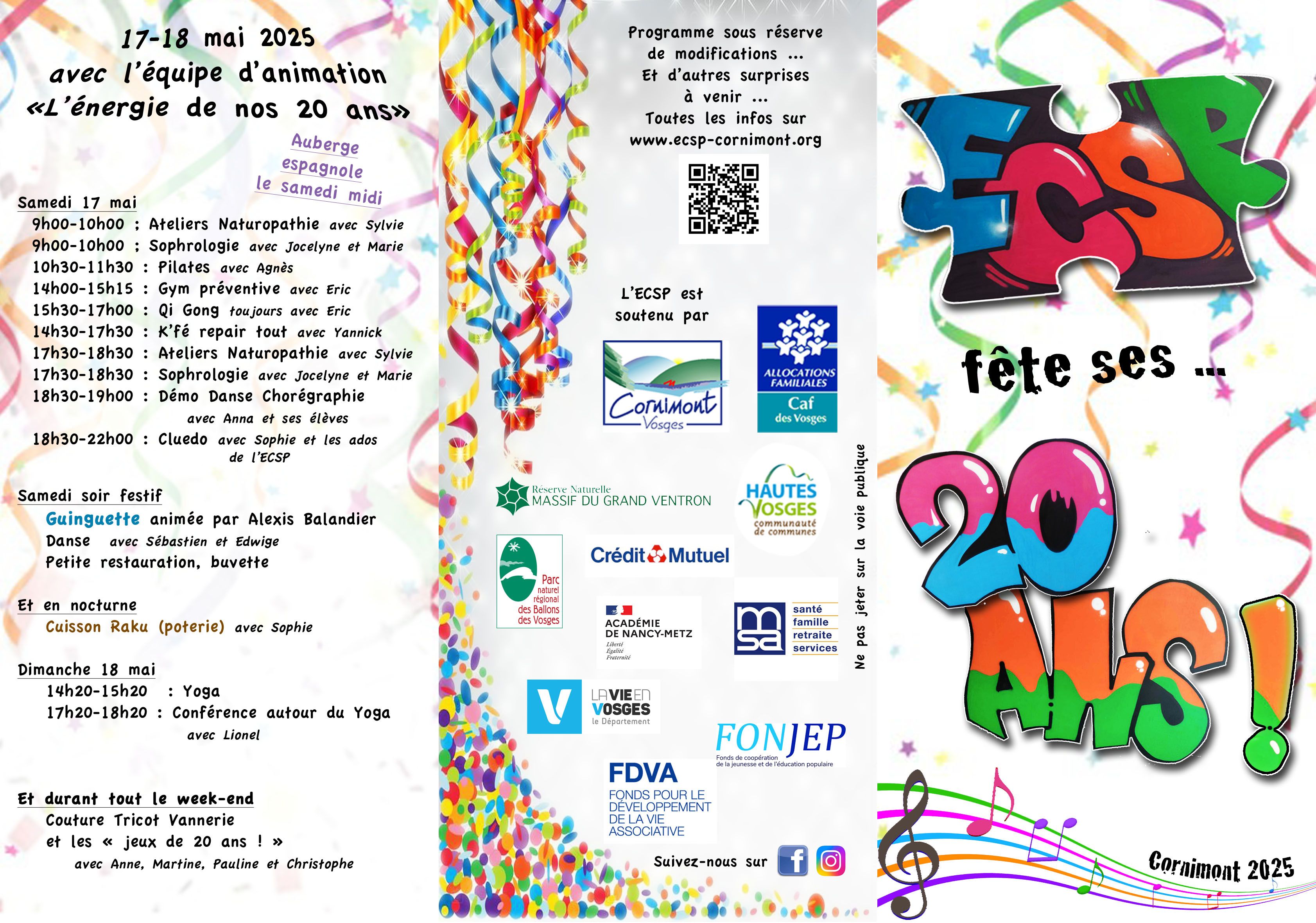 20 ANS DE L'ECSP