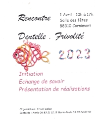 Rencontre dentelle frivolité