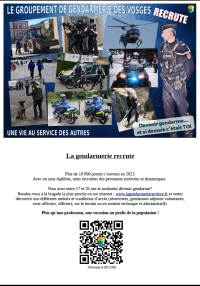 La gendarmerie recrute