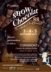 Show Chocolat les 3, 4 et 5 novembre 2023
