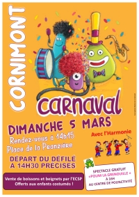 CARNAVAL LE DIMANCHE 5 MARS