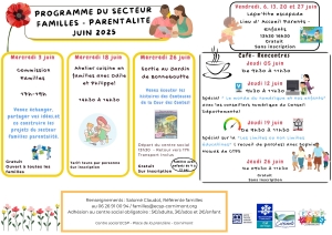 Programme des activités familles à l&#039;ECSP